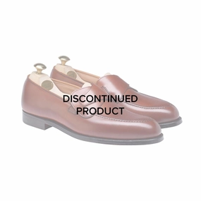 Selby Chestnut Burnished Calf Ventilated Mesh Cold Weather Natural Fiber Lining