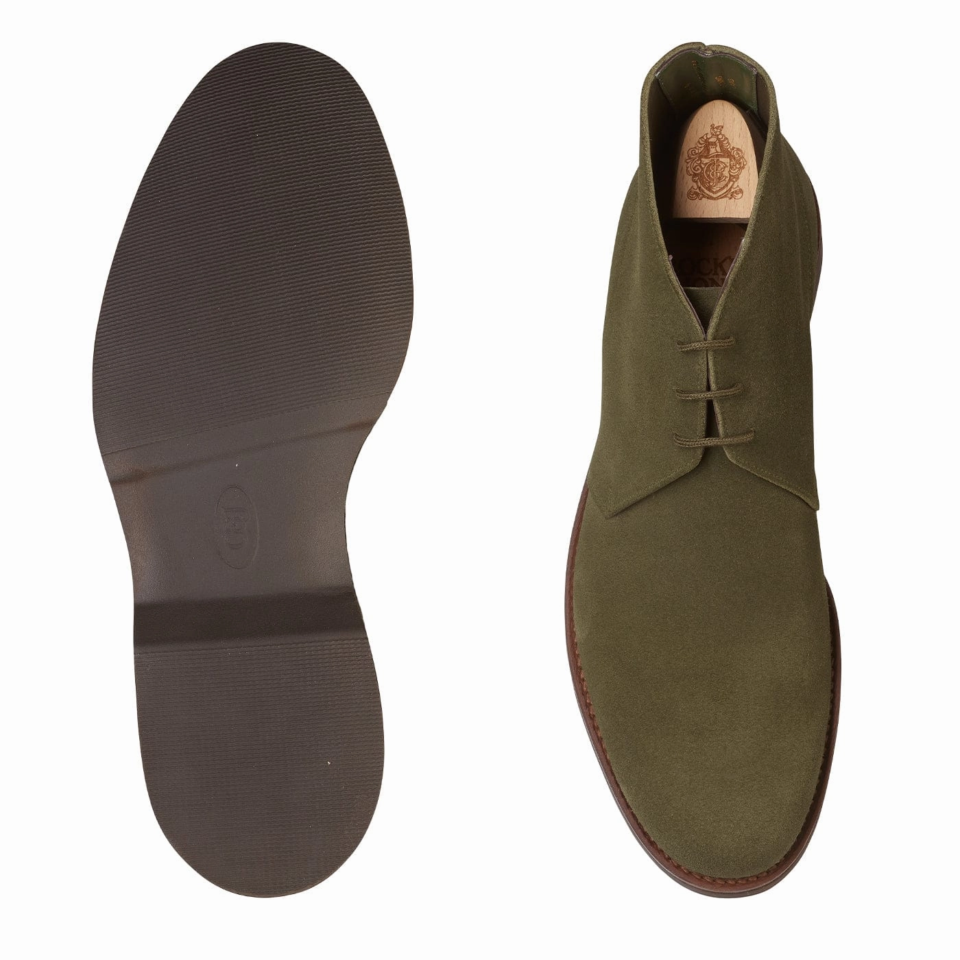 Chukka 4 Olive Reverse Butt Suede Party Occasion