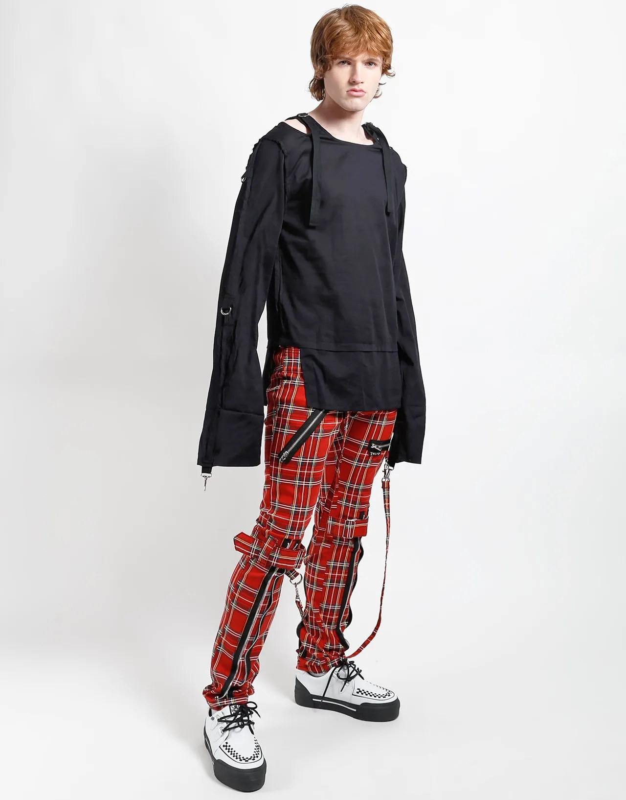 PUNK TOP BLACK Non Slip Shoulder Seams