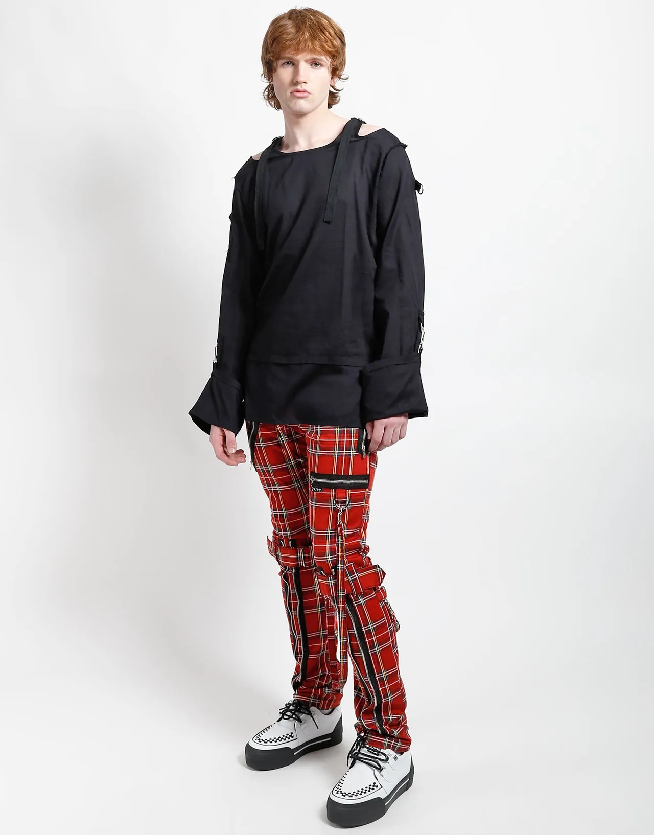 PUNK TOP BLACK Anti Static Fabric