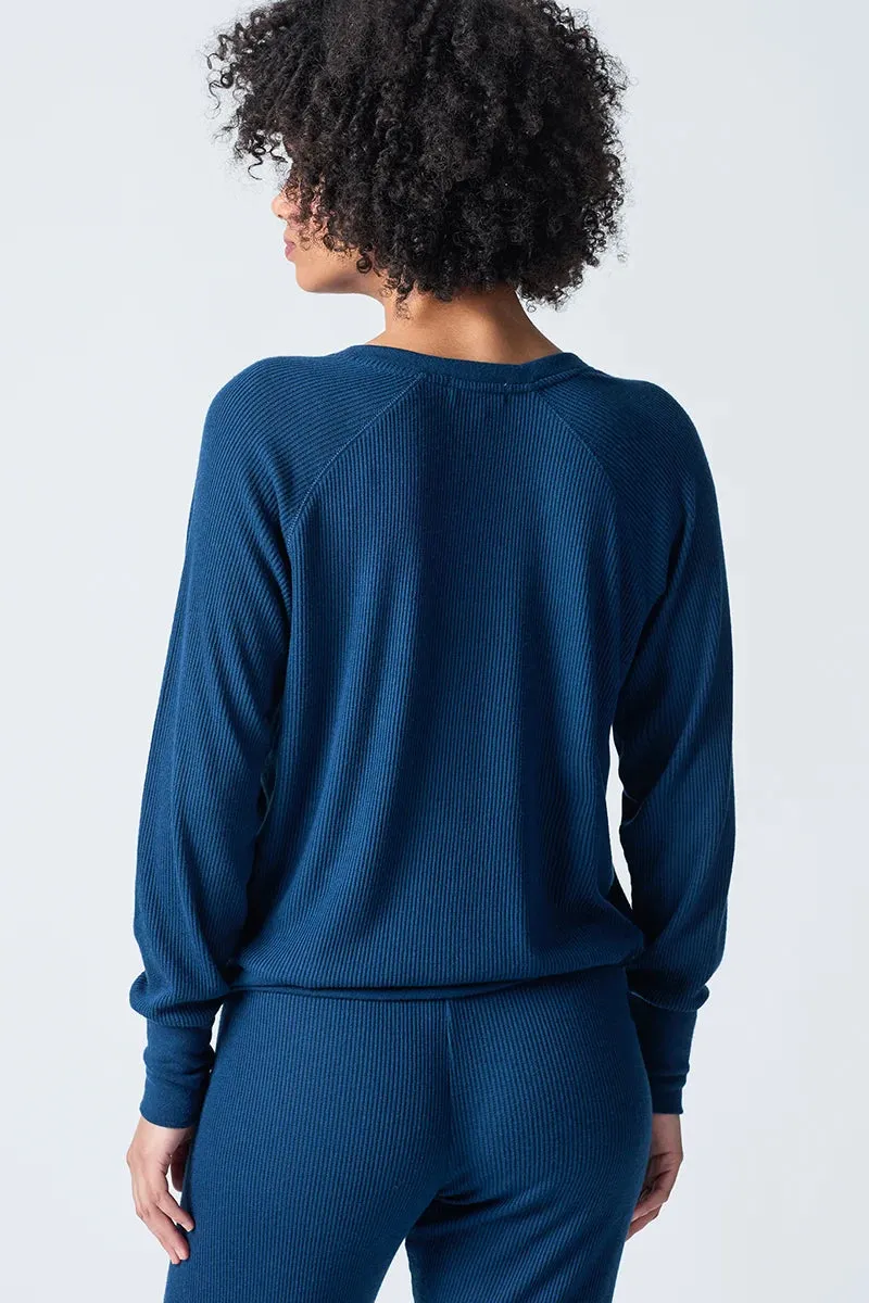 Textured Essentials Long Sleeve Top AbrasionResistantEdging