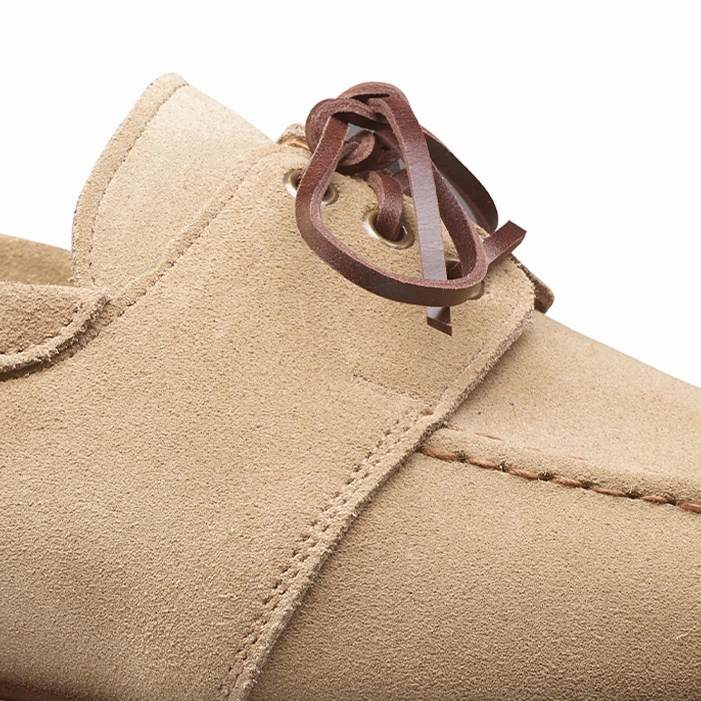 Falmouth Khaki Suede Simple Look