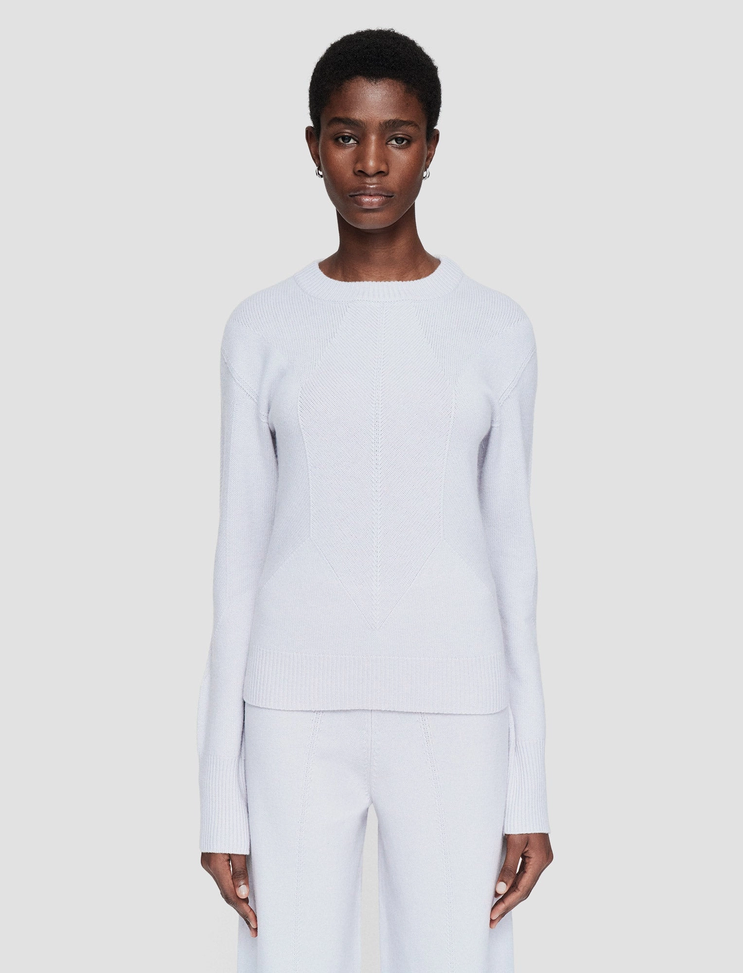 Soft Wool Round Neck Jumper Compressed Stitch