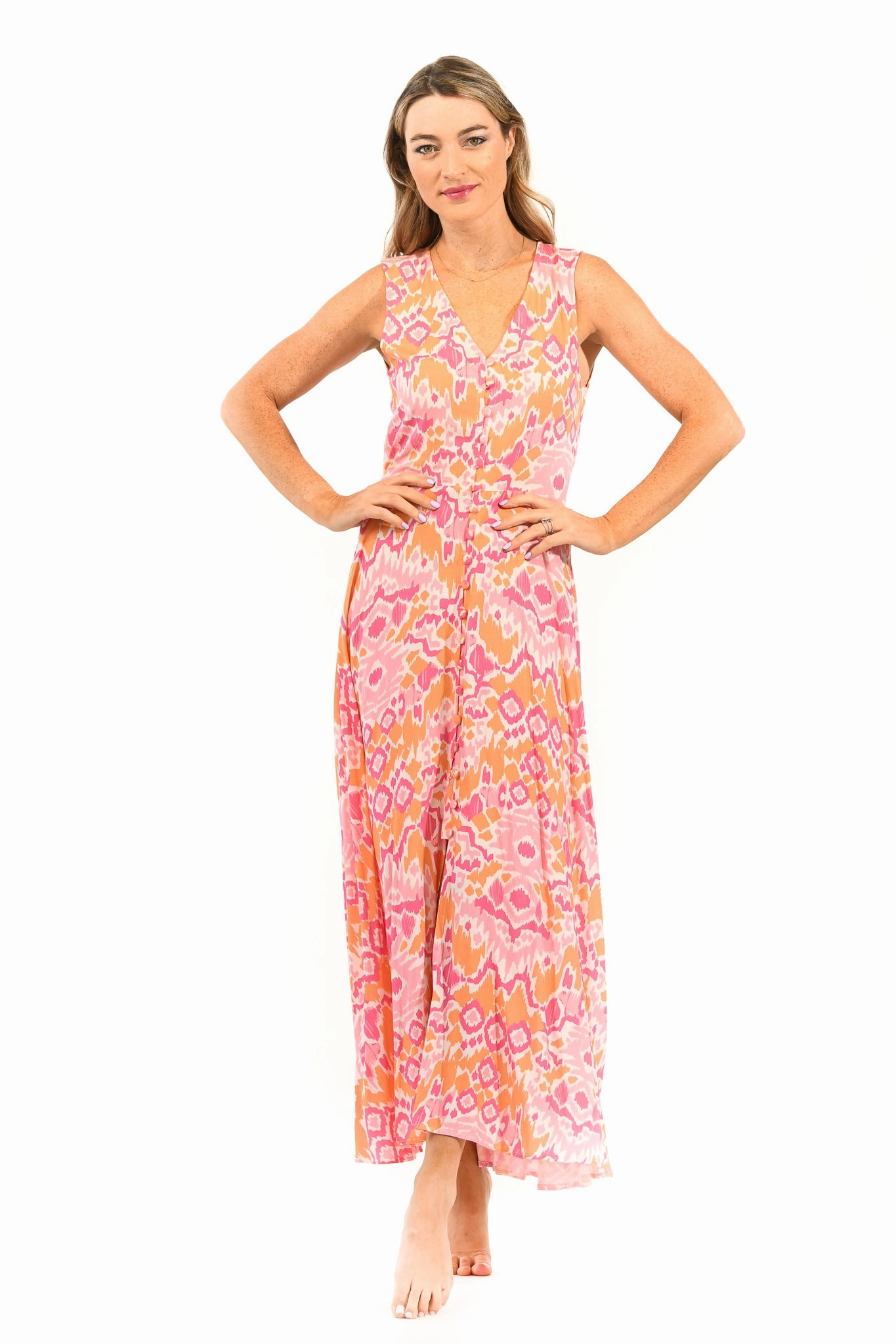 Evening Event Fiji Dress / Sunset