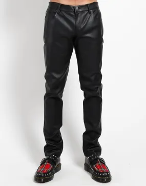 Faux Leather Pant Casual Must-Have Fitted Style