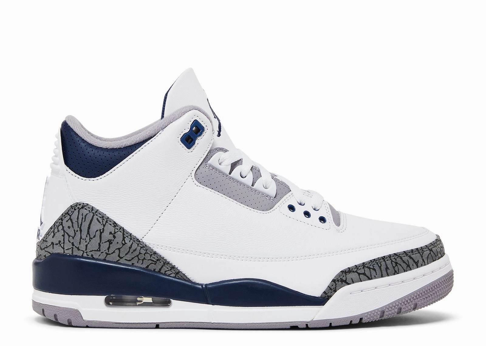 Stretchable Upper Fight Mode Air Jordan 3 Retro - Midnight Navy