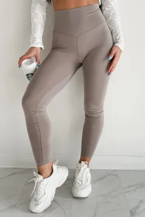 Finding Your Zone High Rise Basic Leggings (Ash) Stretch Comfort Light support