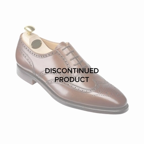 Finsbury Dark Brown Burnished Calf Structured Upper Clean Looker