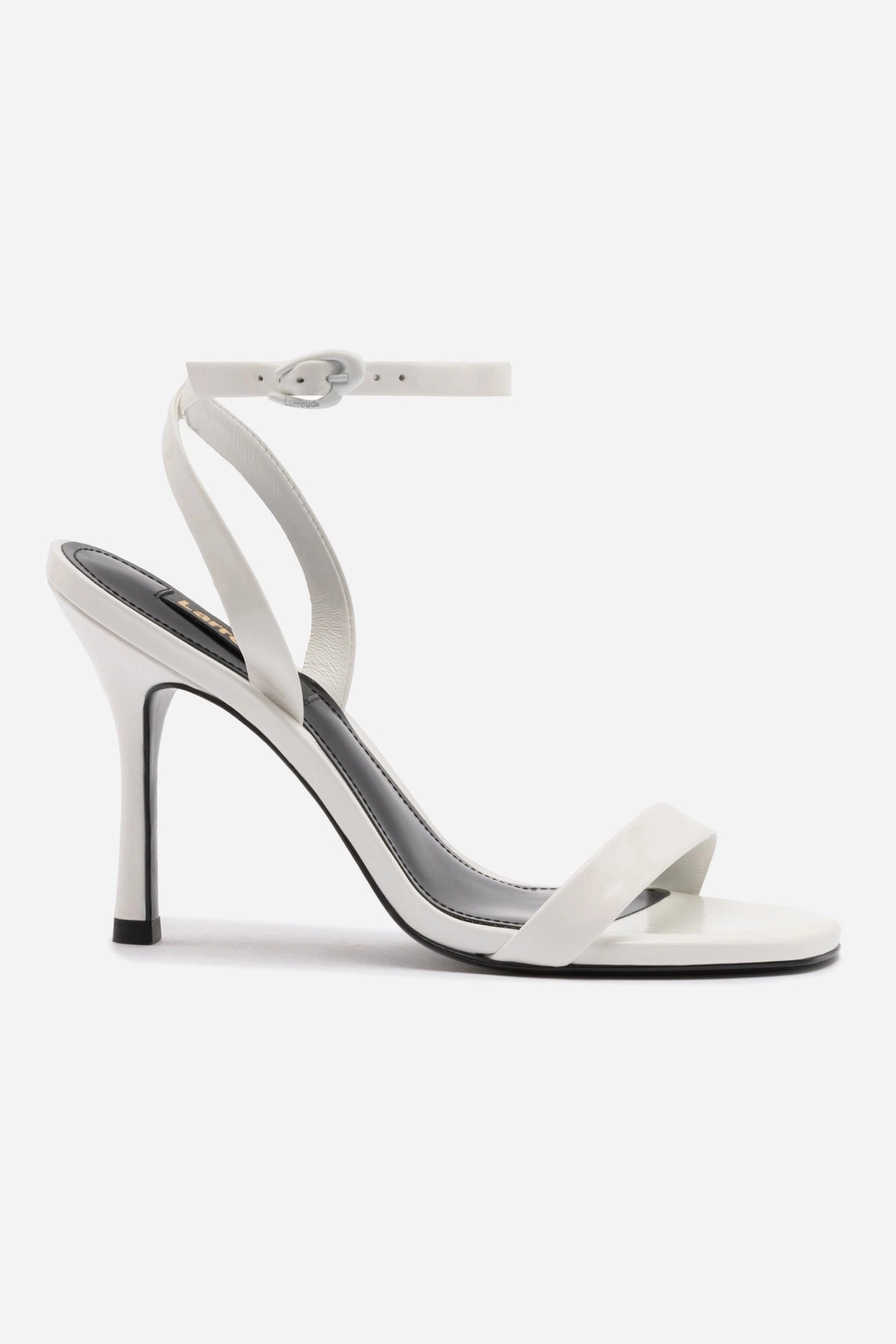 Veronina Sandal In White Patent Leather Performance