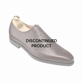 Alex Dark Brown Pebble Grain Silver Shine Chic Fit