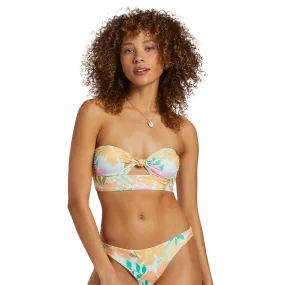 Durable Reinforced Stitching Women's Sweet Aloha Knotted Bandeau Top