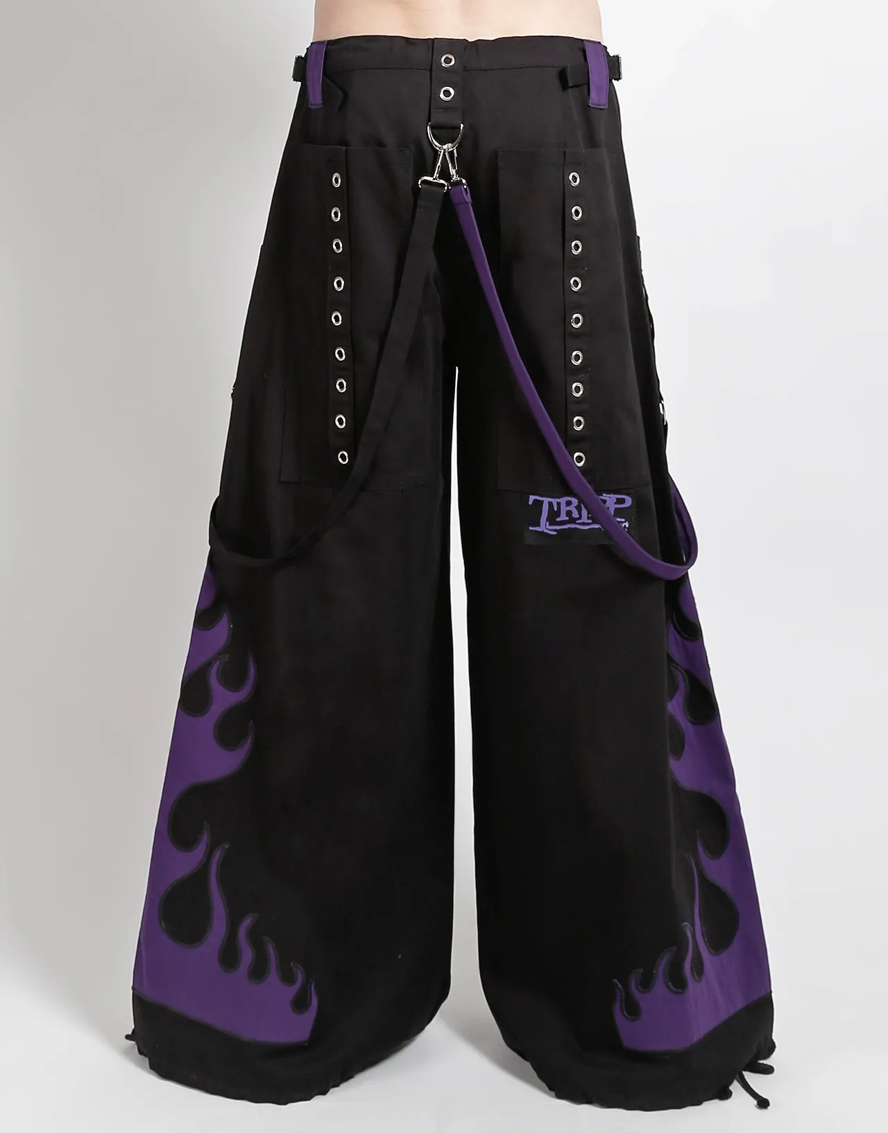 FLAME DARK STREET PANT PURPLE Reinforced Pockets