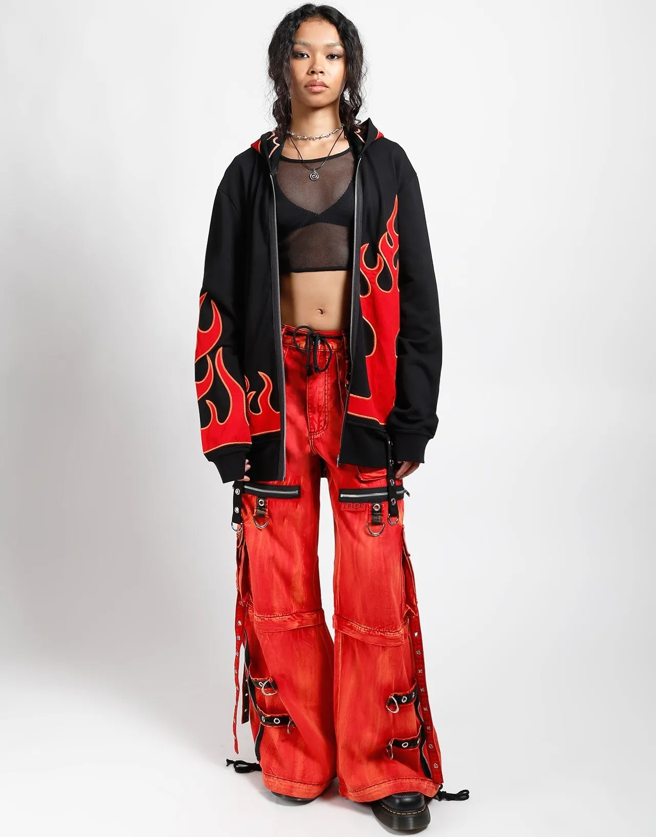 FLAME HOODIE Unstructured Silhouette Thermal Regulation Technology