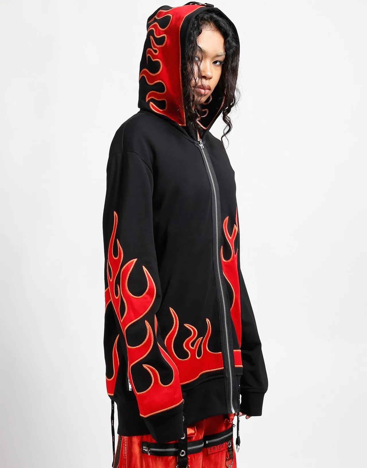 FLAME HOODIE RibbedCuff