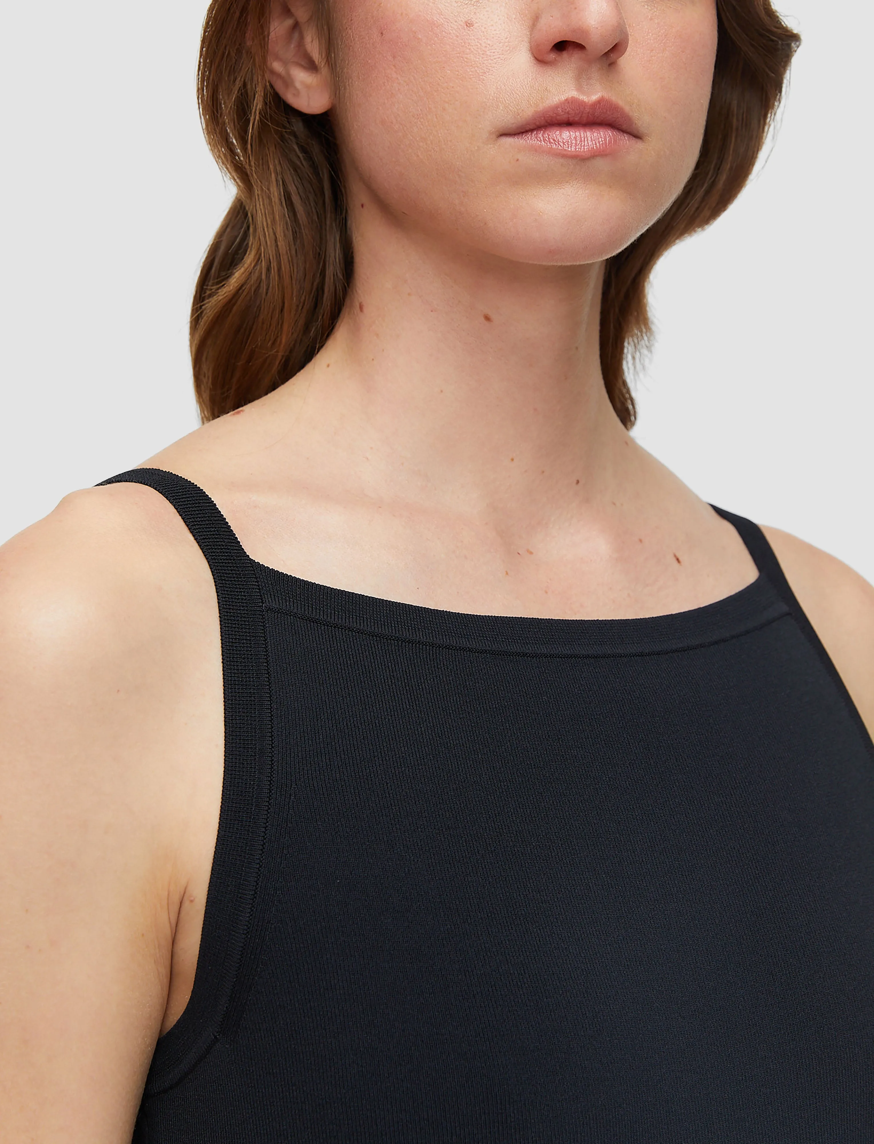 Viscose Knit Stretch Dress Travel Style Cozy Layer