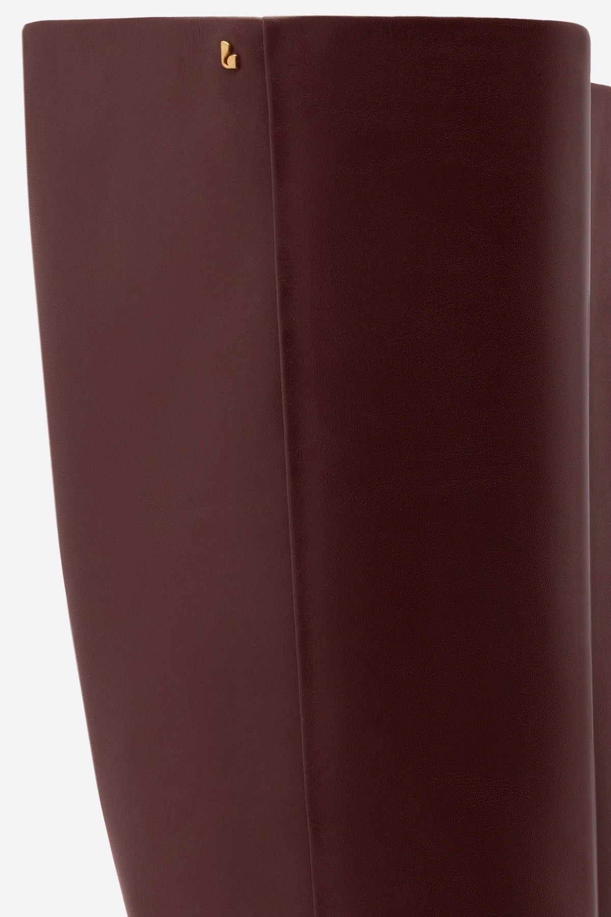 Ricky Boot In Burgundy Leather Seamless Inner Sleeve