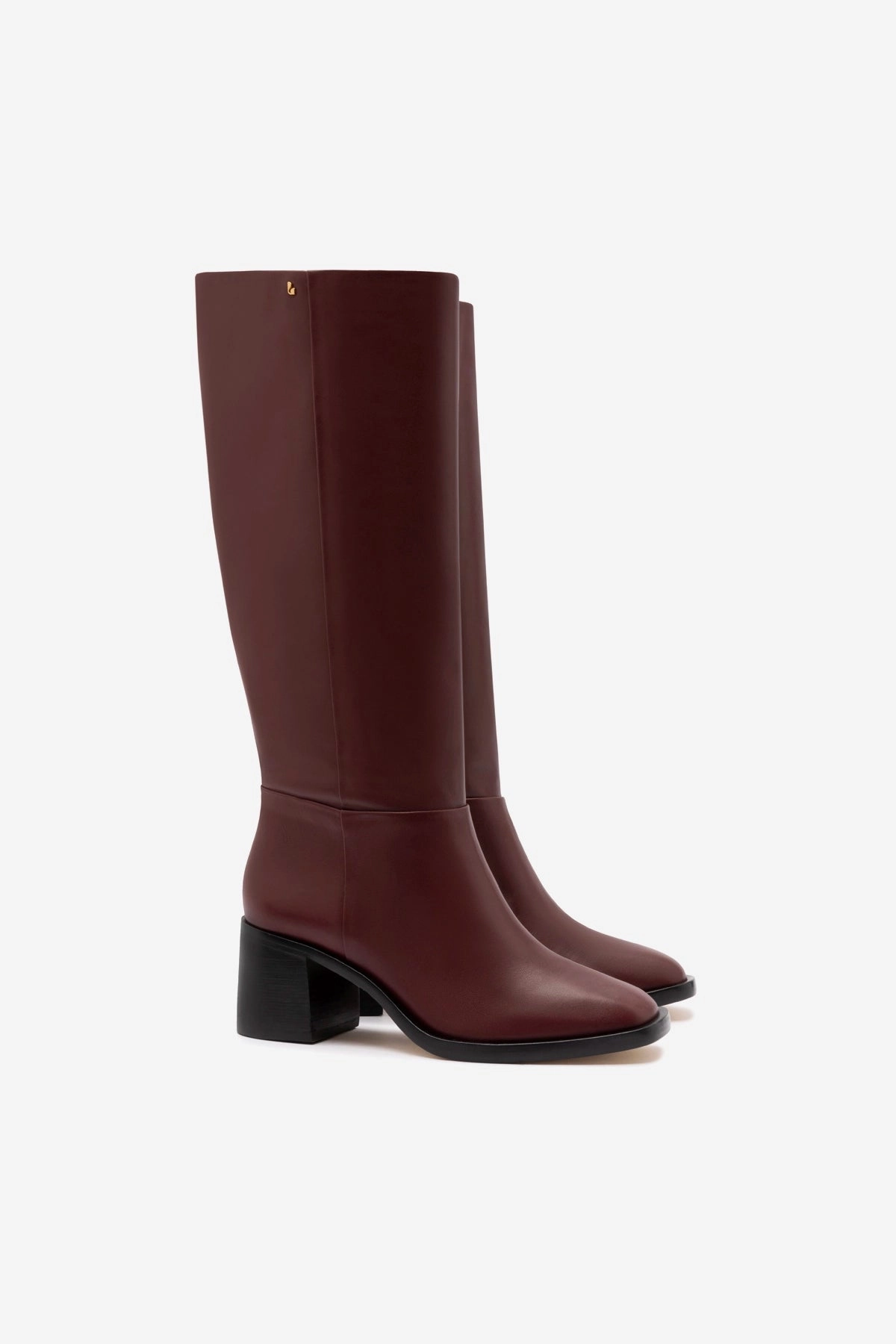 Contoured Arch Bridge Mix Hue Ricky Boot In Burgundy Leather