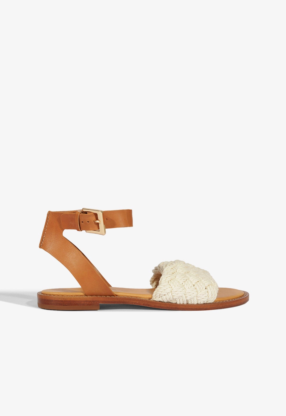 Durable Stitching Isabel Flat Sandal
