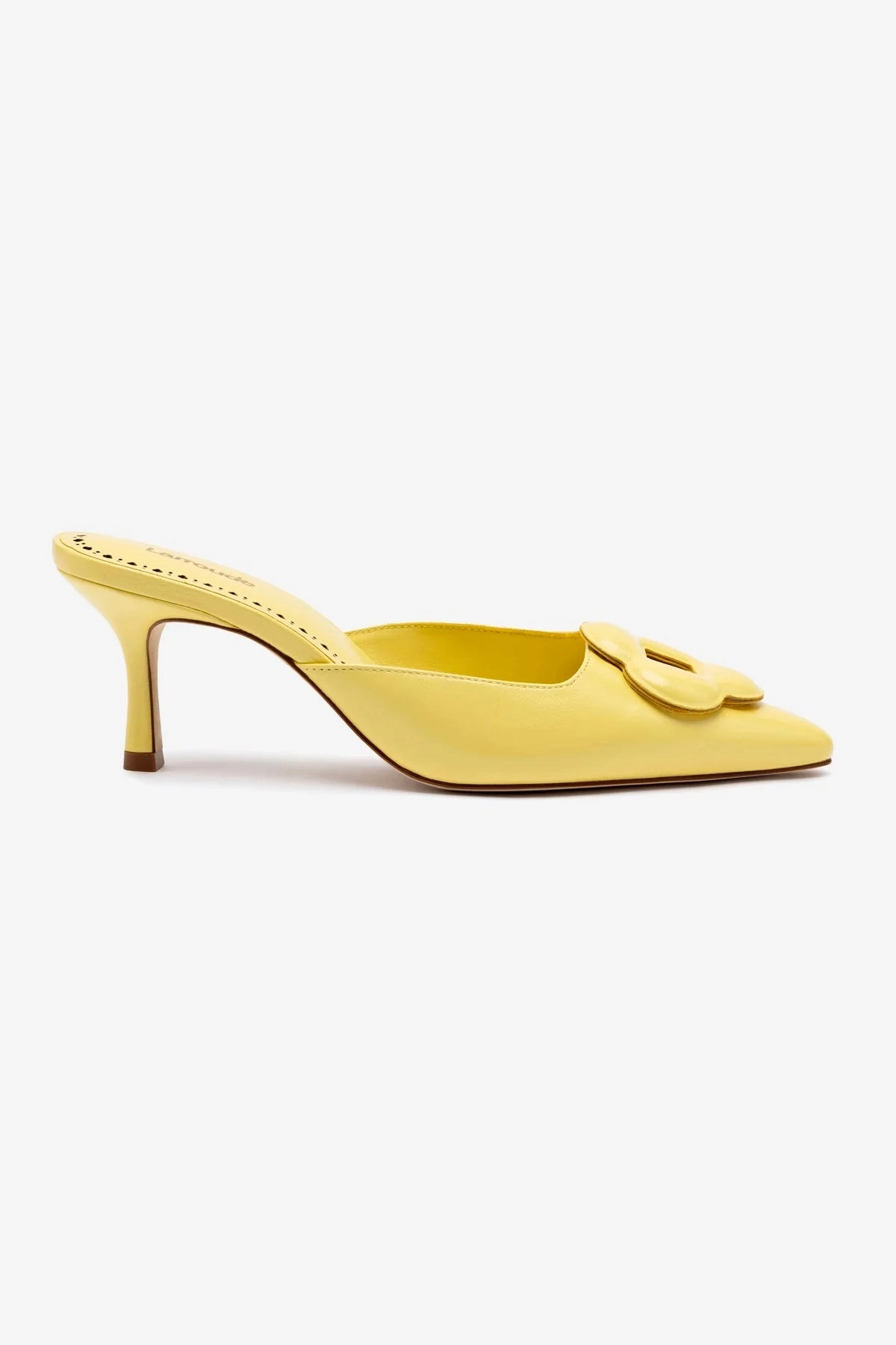 Chic Cool Flora Pump In Lemonade Leather