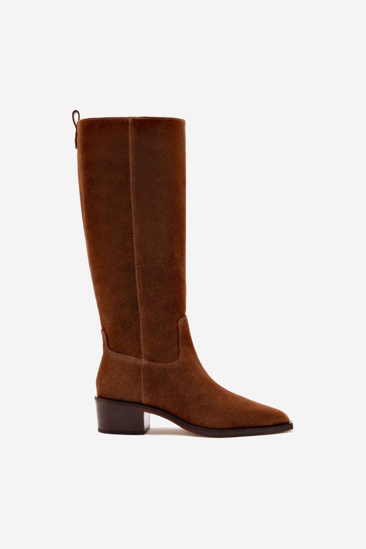 Florencia Boot In Burnt Umber Suede Queen Touch Court Grip