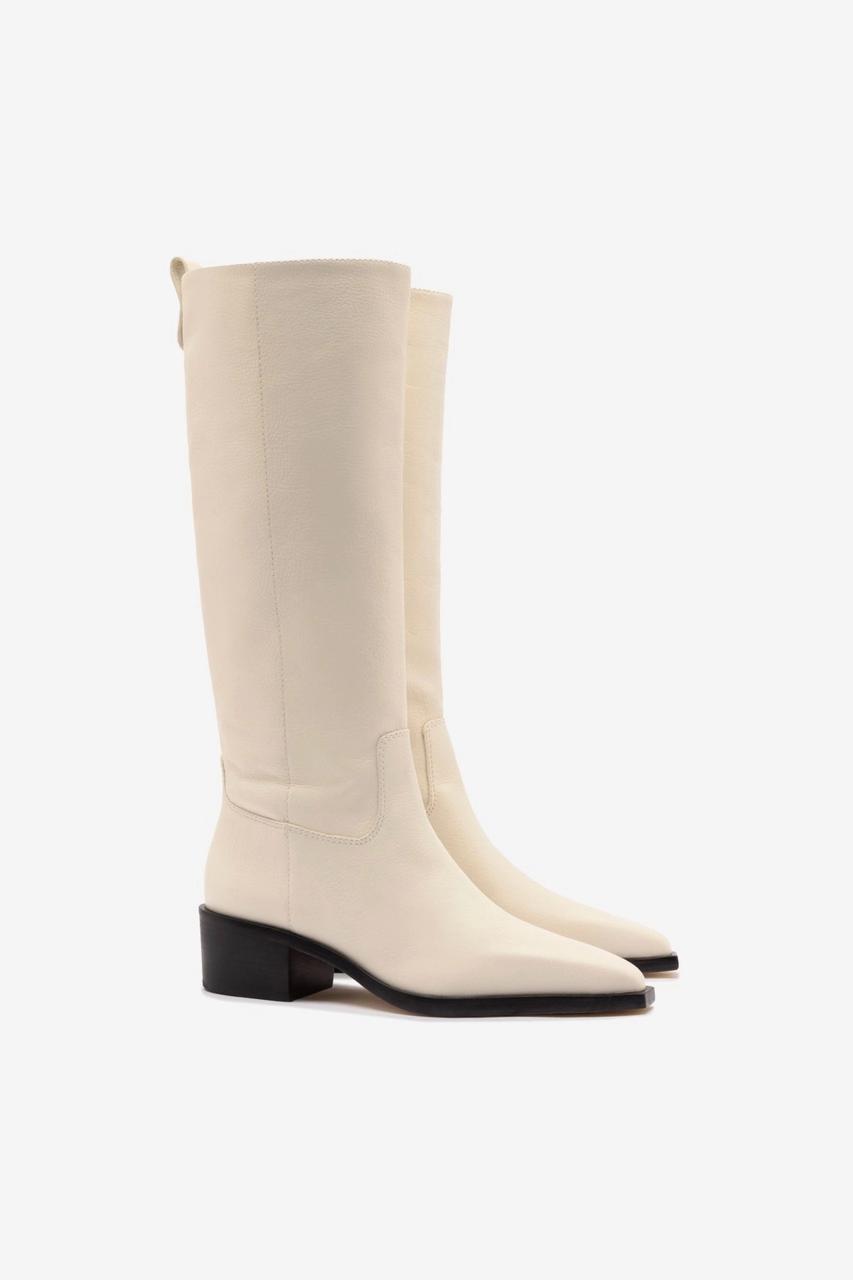 Road grip Florencia Boot In Ivory Leather