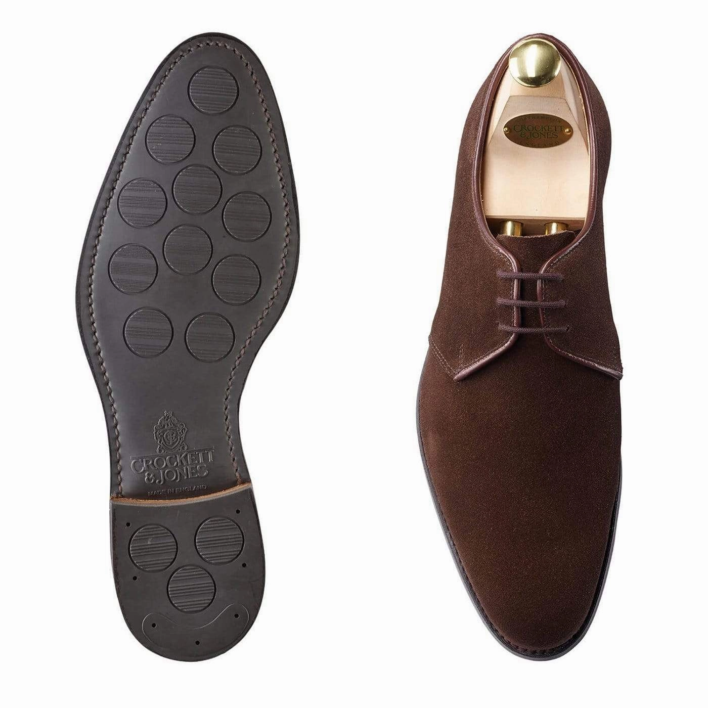 Quick Drying Casual Wear Helston 2 Dark Brown Suede