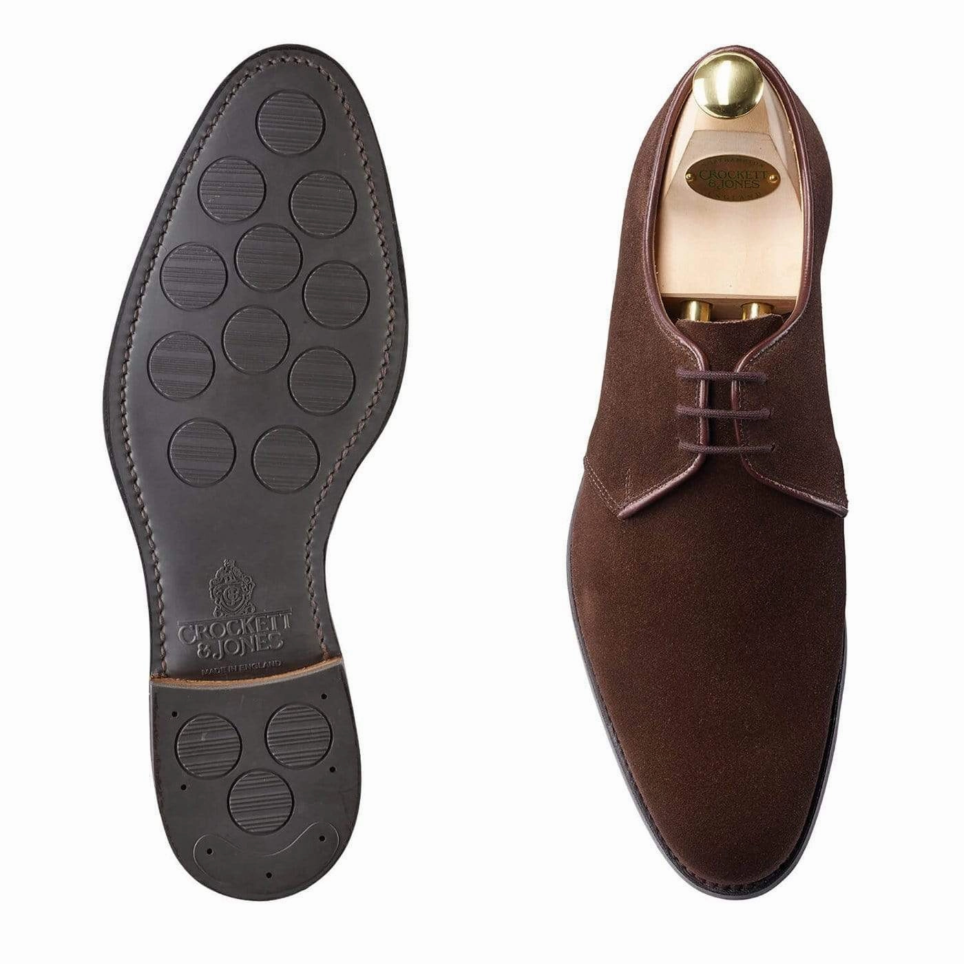 Helston 2 Dark Brown Suede All Day Comfort Engineering