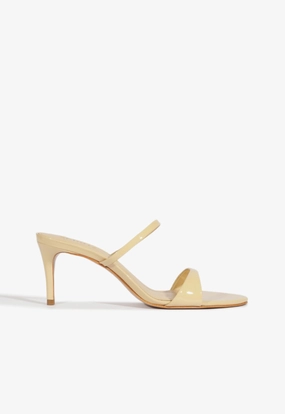Jessica Mid Mule Patent Sandal Easy Walk