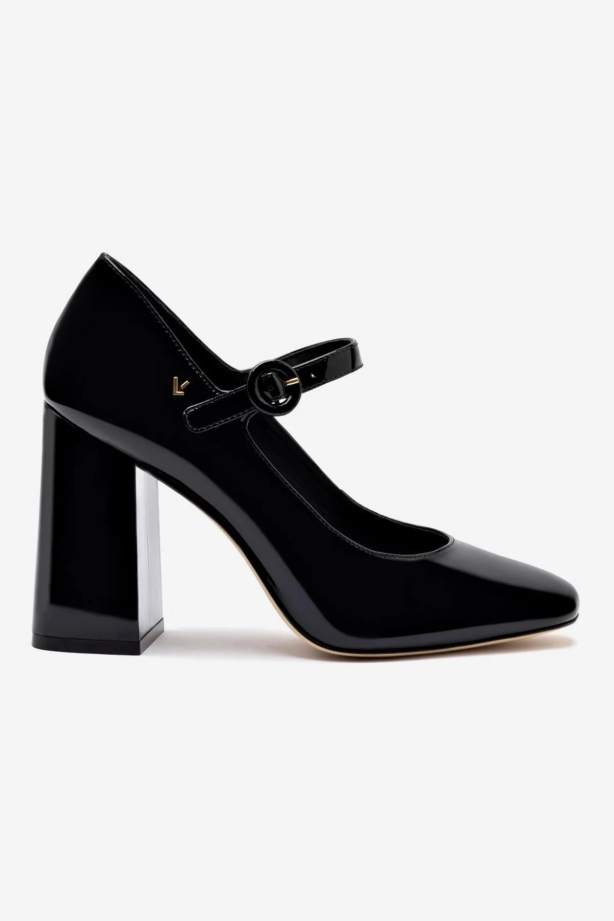 Blair Hi Pump In Black Patent Leather Fight Mode Heat Guard
