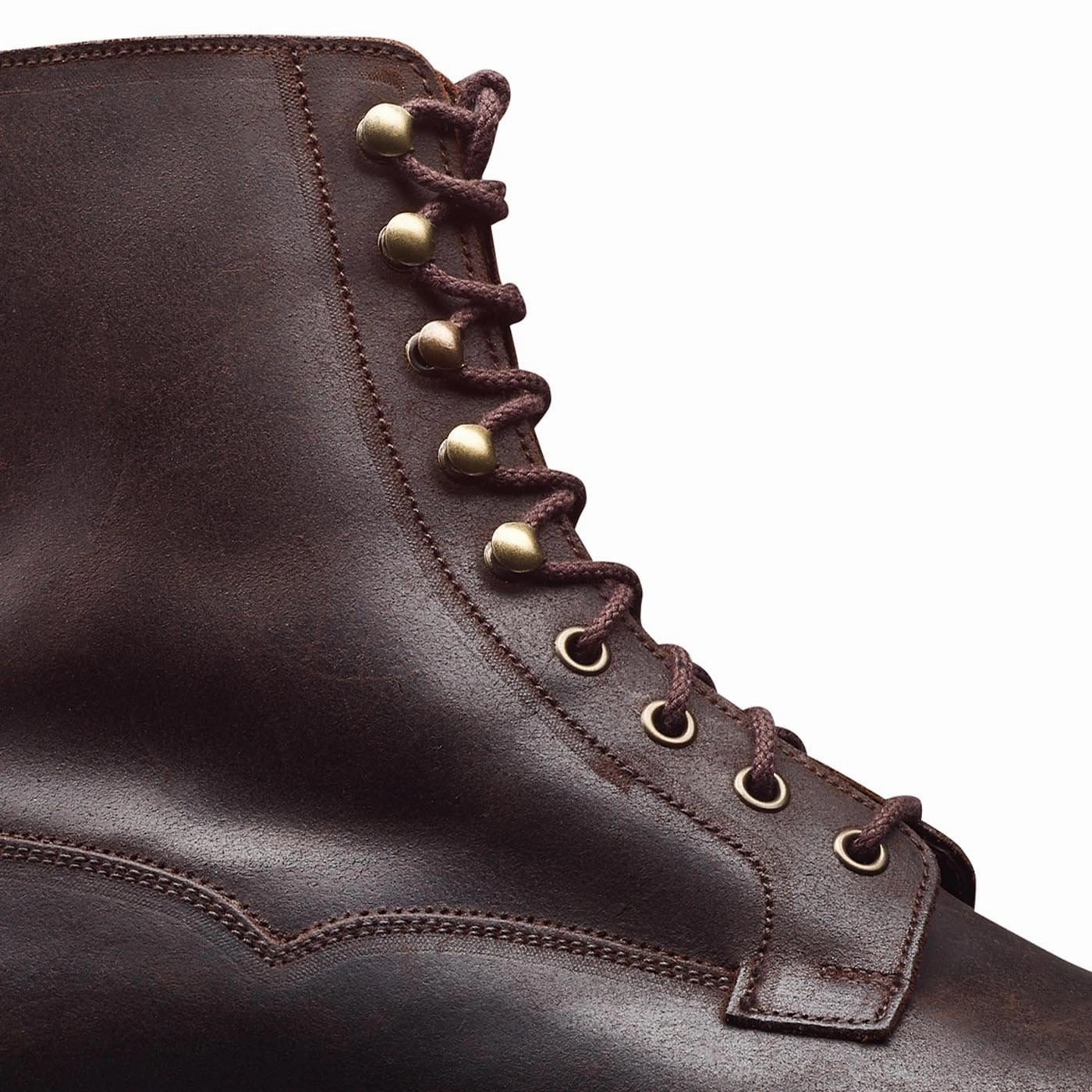 Leather Good Traction Grizedale Dark Brown Rough-Out Suede