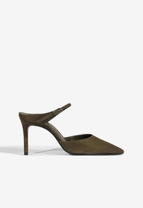 Shock absorption All Terrain Urban Walkers Laura Mule Suede Pump