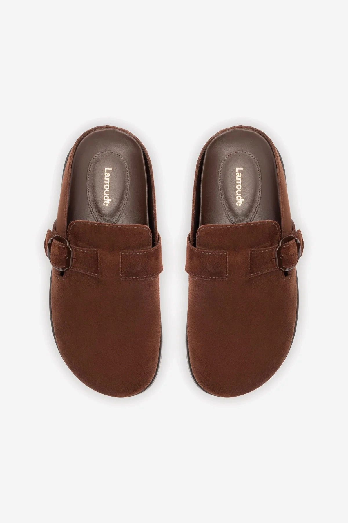 Milan Clog In Brown Suede Ultra Light Airport Travel