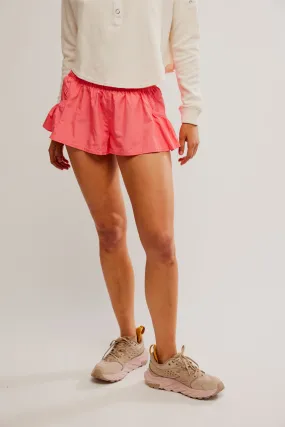 Reinforced Hem Breathable Lining Free People Movement Get Your Flirt On Short in Hibiscus