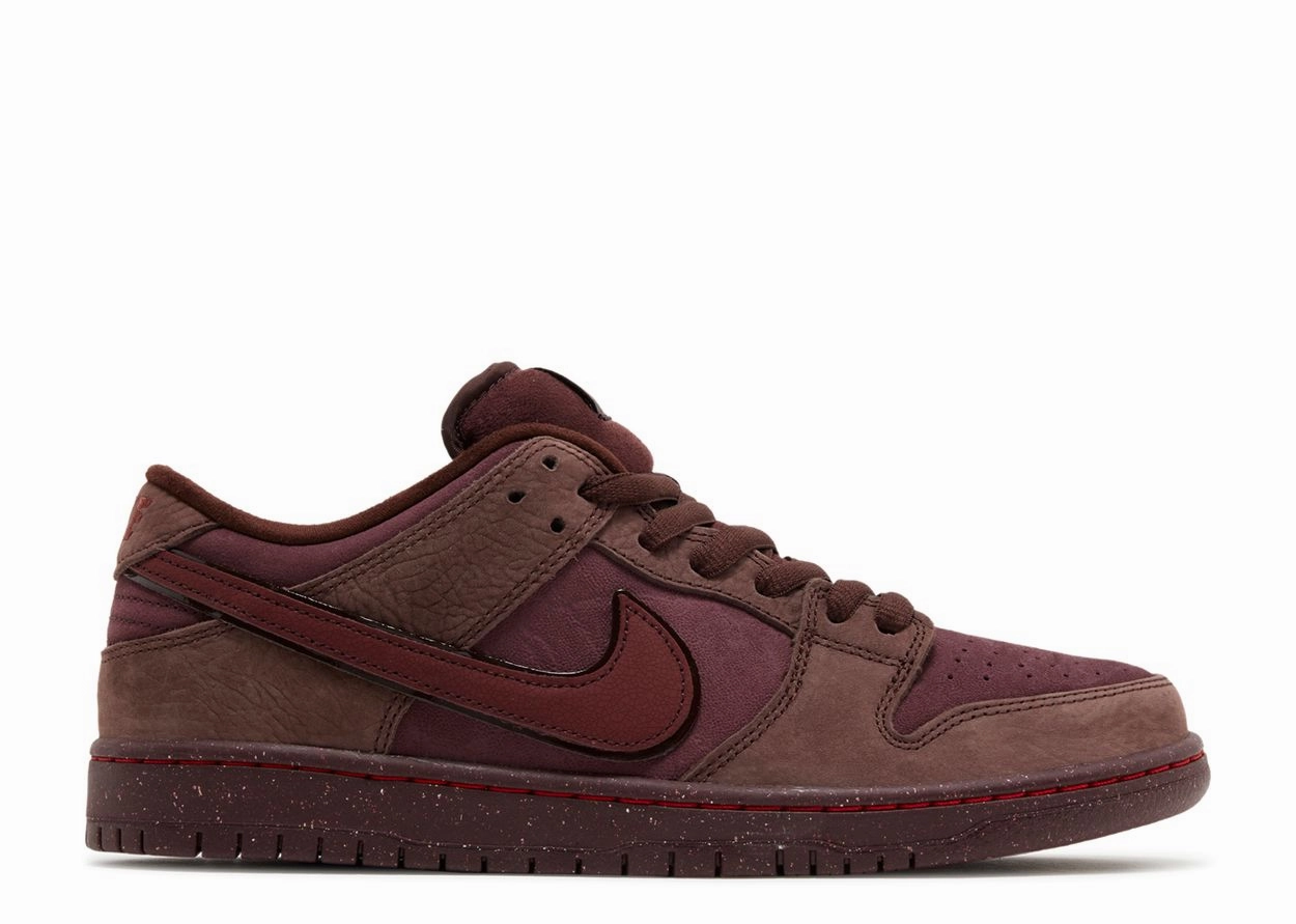 Nike SB Dunk Low PRM - City of Love Burgundy Crush City Edge
