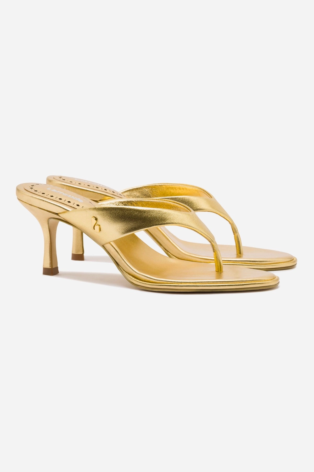 Gaia Sandal In Gold Metallic Leather All Day Travel Light