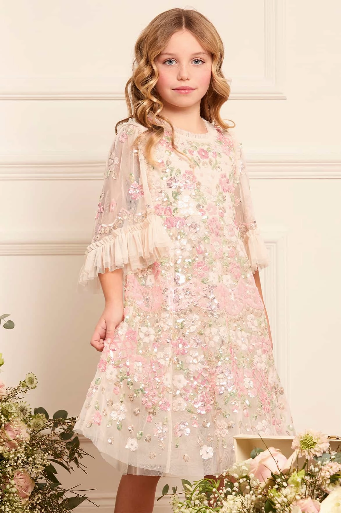 Garden Delight Kids Dress Everyday Style
