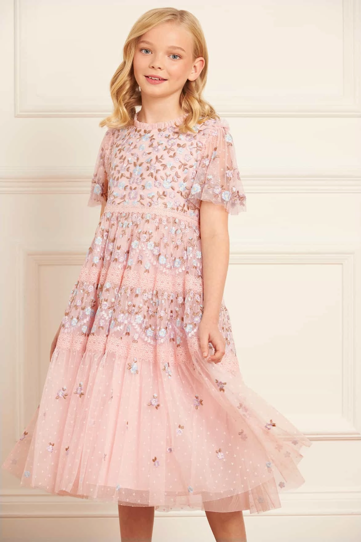 AbrasionResistant Edging Garland Ribbon Kids Dress