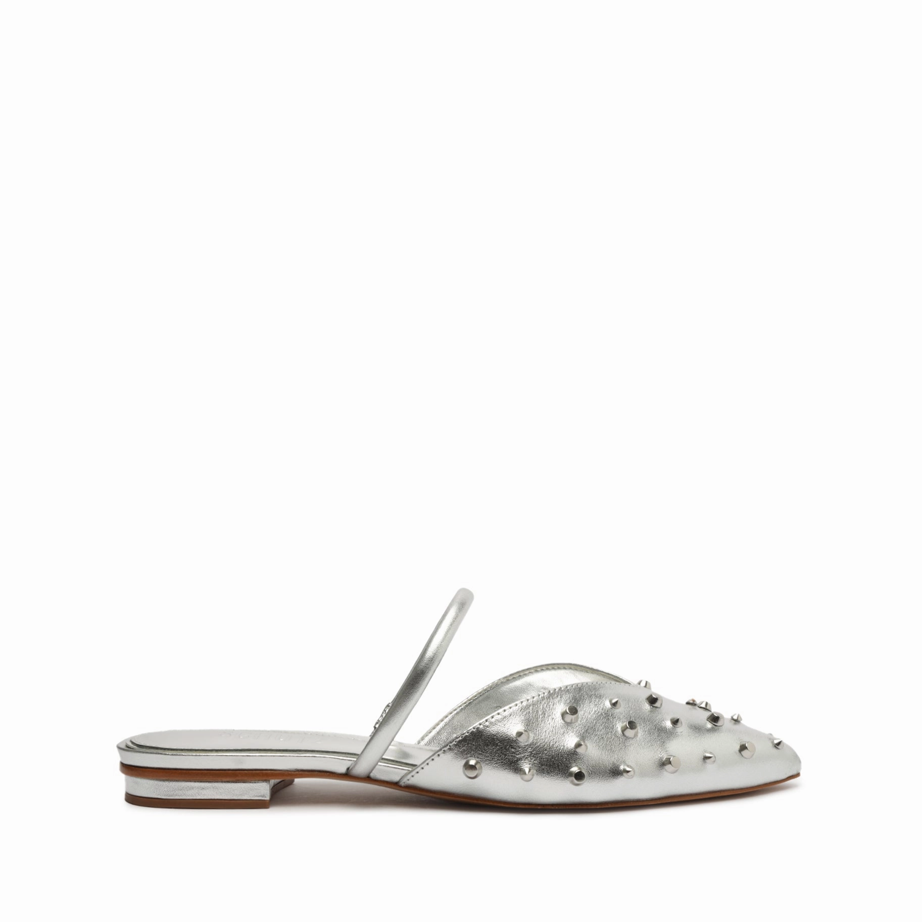 Gayle Metallic Leather Flat Surf Mode