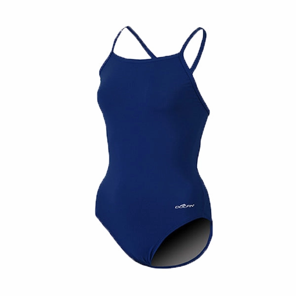 Flatlock Seam VNeck Style Girls' Solid V Back