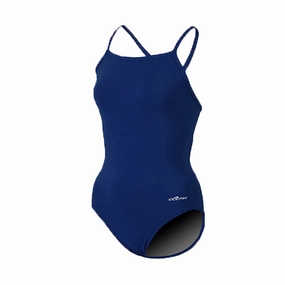 Flatlock Seam VNeck Style Girls' Solid V Back