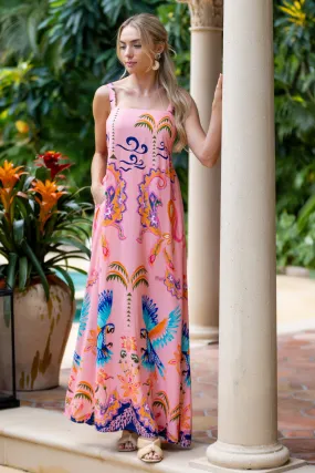 Trend-Inspired Giselle Dress / Pink Parrot