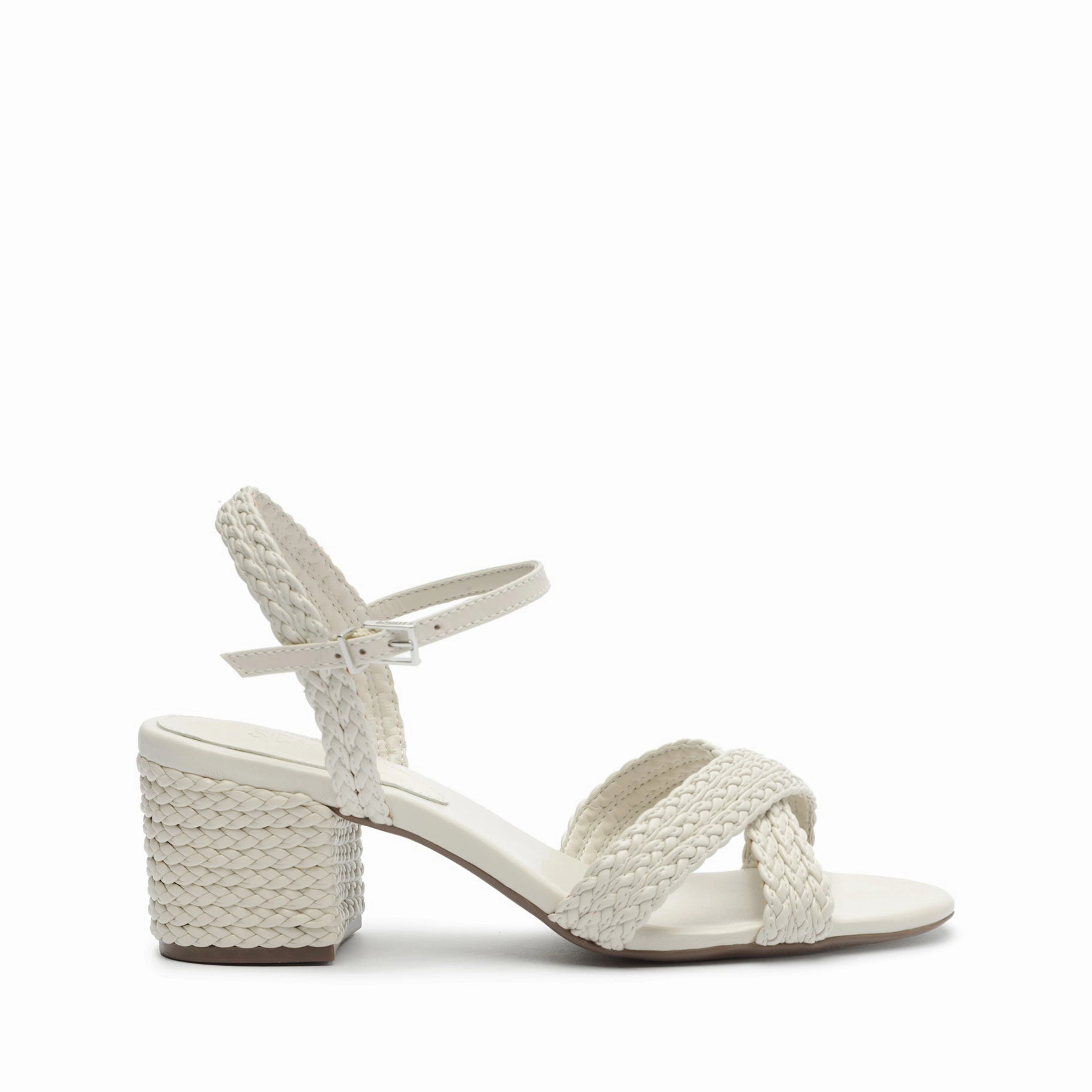 Runway Glow Karima Block Atanado Leather Sandal