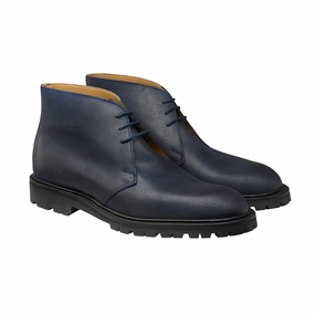 Chepstow 4 Navy Rough-Out Suede waterproof Trend Hot