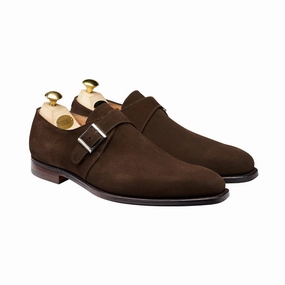 Free Pace Stone Grip Monkton Dark Brown Calf Suede