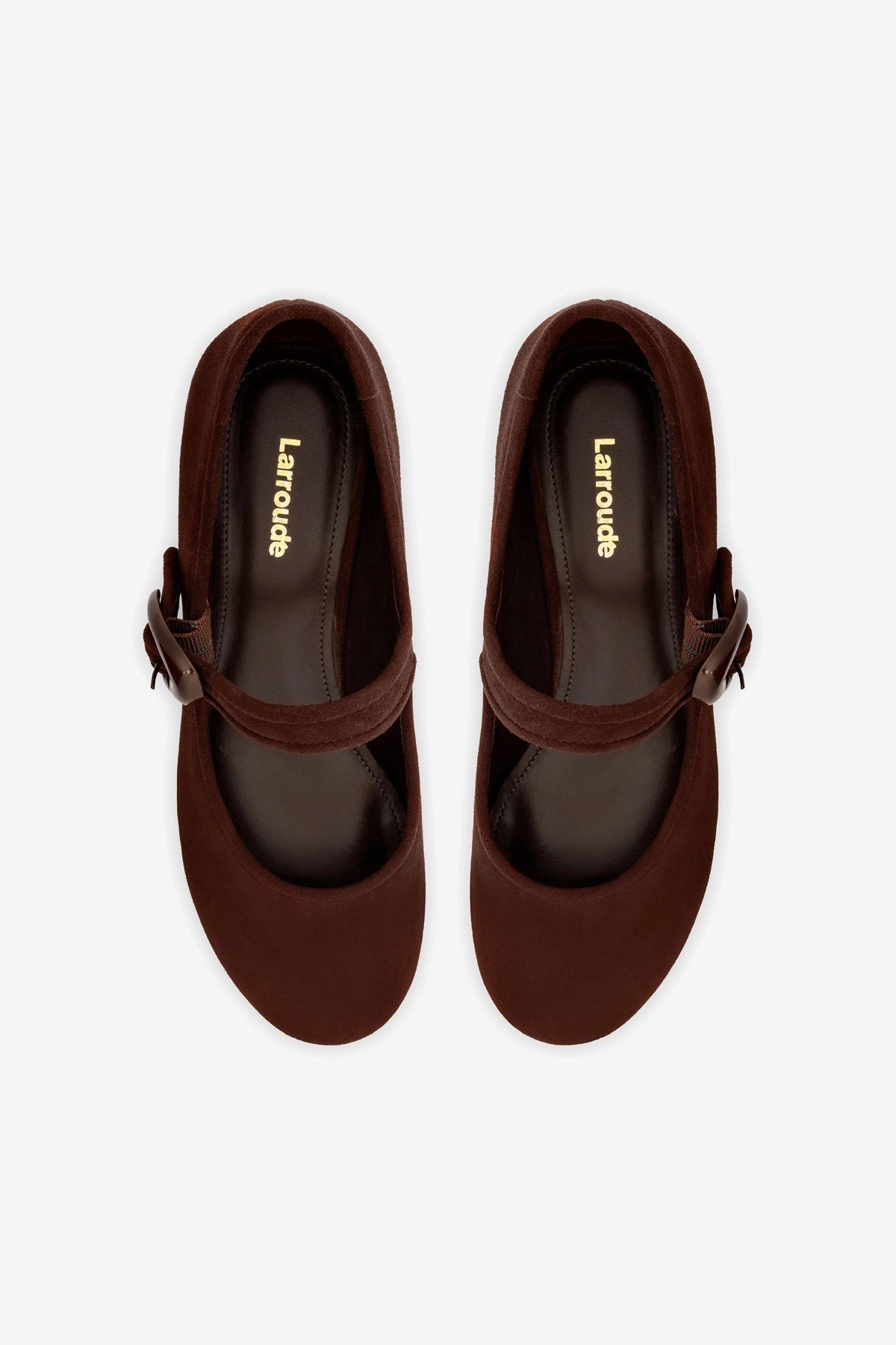 Grip Strong Gloss Mood Verona Flatform In Brown Suede