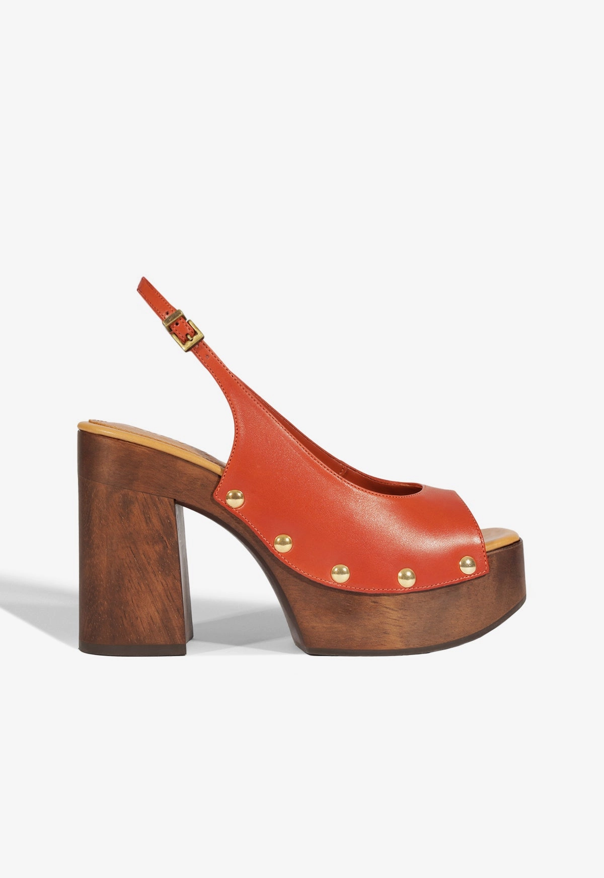 Rose Sling Platform Sandal Breathable Textile Lining