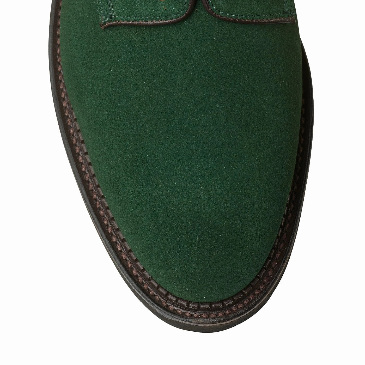 Grasmere Bottle Green Suede Indoor Good Traction