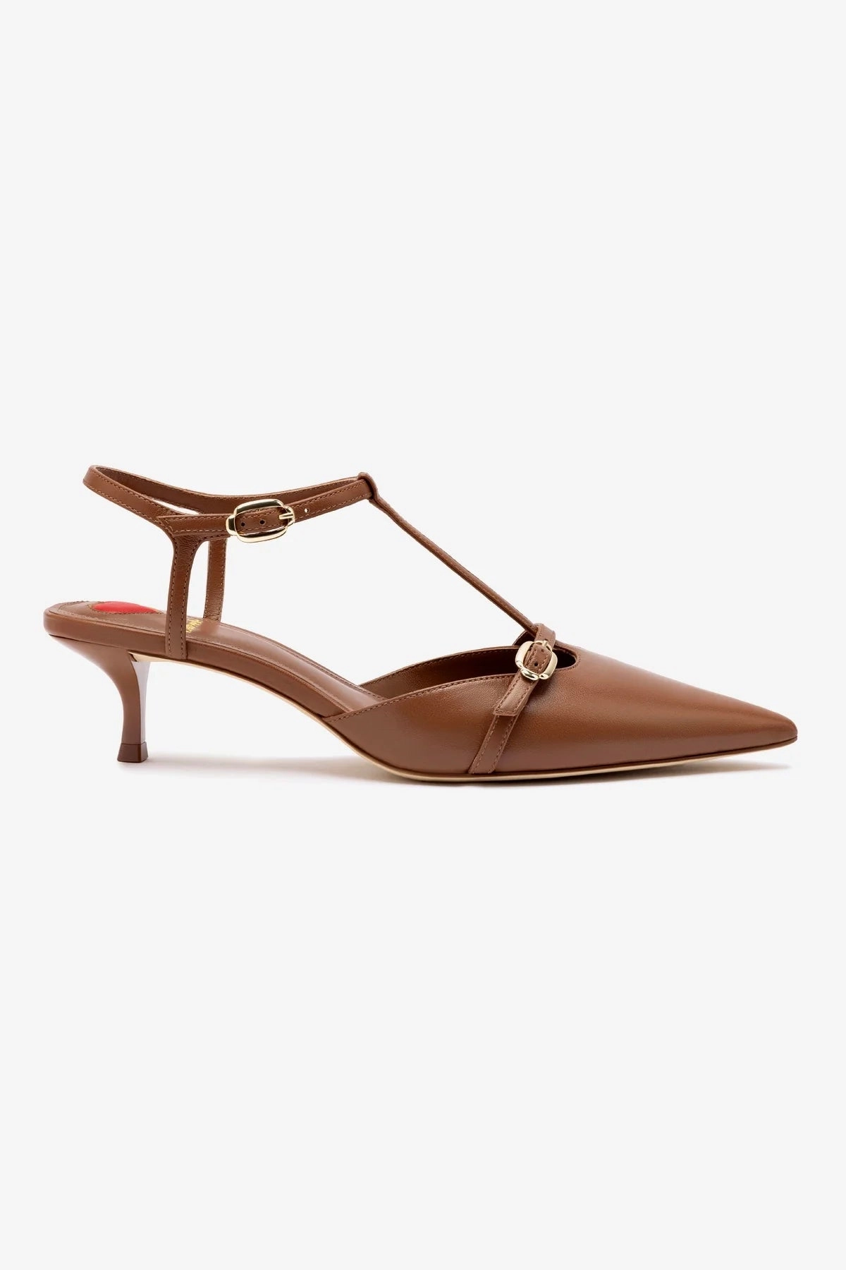 Zip Fast Angel Glow Grace Pump In Caramel Leather