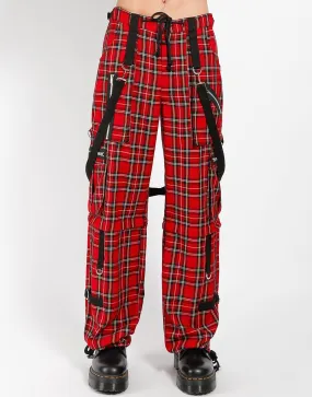 Comfort Focus CLASH PANT RED PLAID
