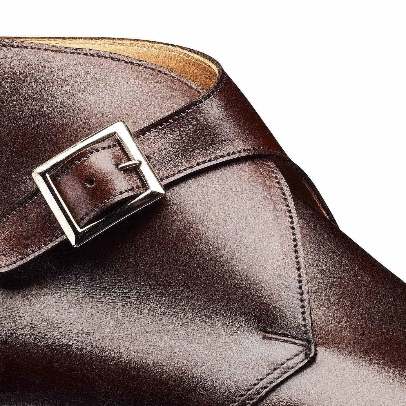 Grosvenor Dark Brown Antique Calf Compact Form Water Resistant